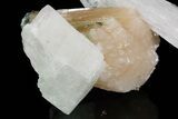 Scolecite Crystal Spray with Apophyllite and Stilbite - India #176830-1